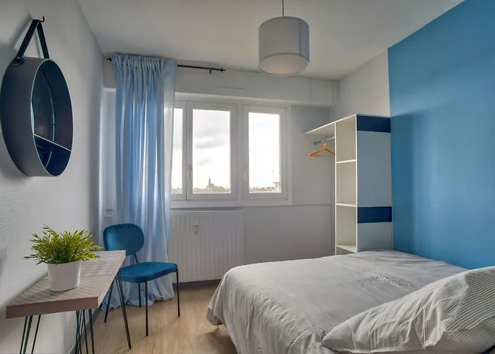 Apartment Urban Chic Cathedral View - Parking, Tram, 8 Min Center Straßburg